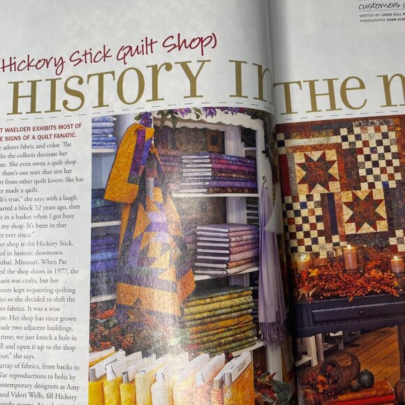 Quilt Sampler Magazine Better Homes and Garden Fall Winter 2009 u Creative Colle - Picture 9 of 12